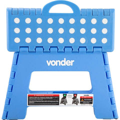 Banqueta Plástica Dobrável Azul 220mm Vonder