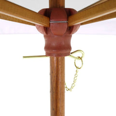 Ombrellone Madeira Cobertura PVC 2,40m Branco Bel Lazer