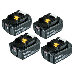 Kit Soprador DUB362Z, Chave de Impacto DTW1001, 4 Baterias BL1850B, Carregador DC18SH e Bolsa M-PAC Makita