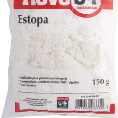 Estopa branca 150g para polimento - Nove54