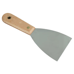 Espátula 8 cm Inox Cabo Madeira Tradestar
