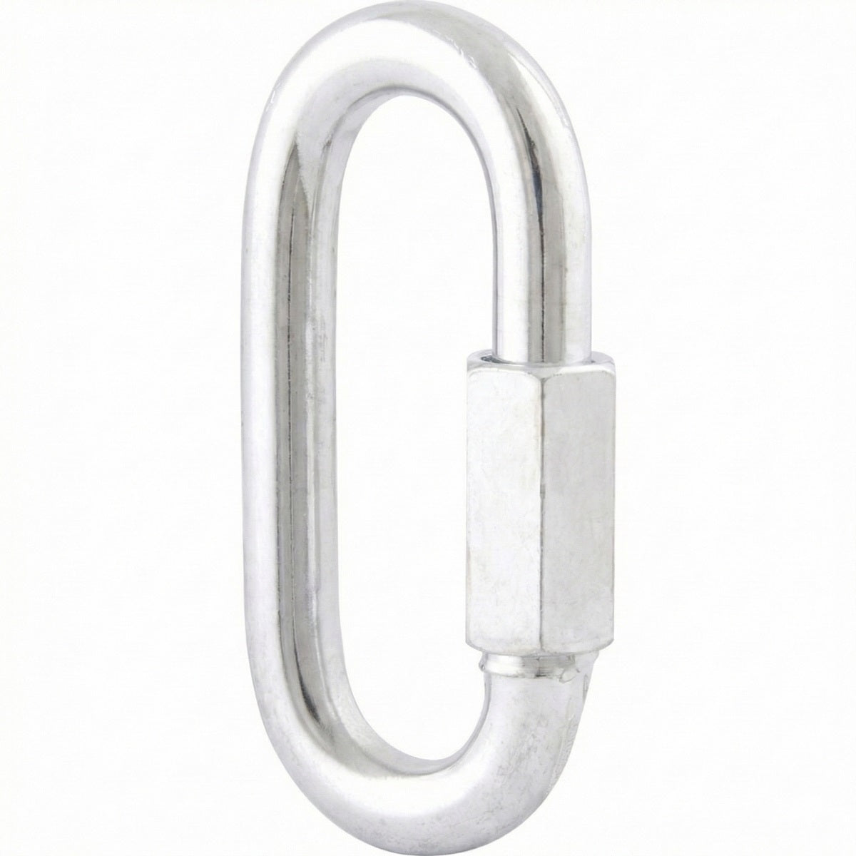 Mosquetão c/ rosca 1/8" leve galv c/ 2 peças cartela Vonder - Guimepa