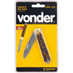 Canivete Multiuso 177mm Inox CMV 175 Vonder Uso Geral