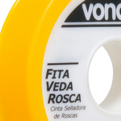 Fita veda rosca 18mmx50m ptfe teflon Vonder