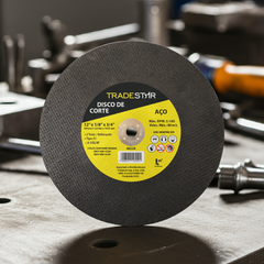 Disco de Corte 300 x 3 mm Furo 3/4" mm Aço Tradestar