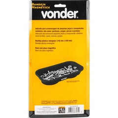 Bandeja Magnética Plástica Retangular 140 x 240 mm Vonder