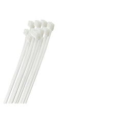 Abraçadeira Nylon 2,5 x 100 mm Branca 100 Unidades Tradestar