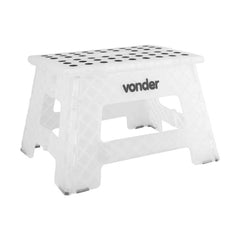 Banqueta plástica dobrável 355x285x220mm 150kg Vonder