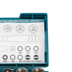 Kit de Bits e Soquetes 21 Peças com Chave Catraca B-54081 Makita