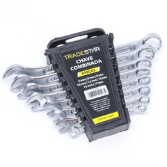Jogo Chave Combinada 6 - 17 mm 8 Peças Aço Carbono Tradestar