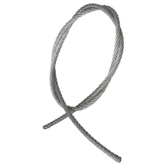 Cabo de aço af 1/8" alma de fibra 6x7 galv c/ 100m Vonder