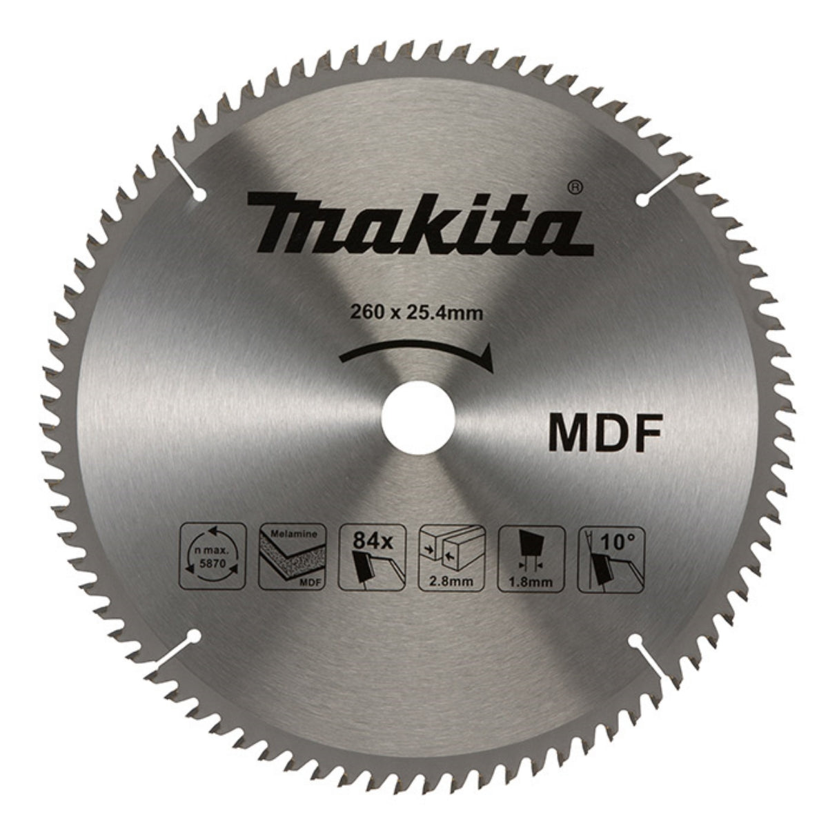Disco Serra 100 Dentes 255 mm x 30 mm D-57130 Makita