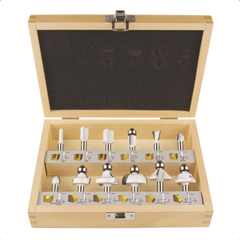 Kit Fresas Encaixe 1/4" 12 Peças D-53584 Makita