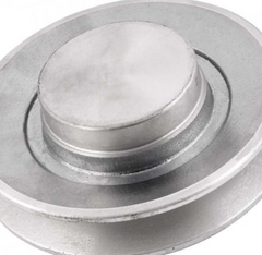 Polia alumínio 120mm 1 canal perfil b Vonder