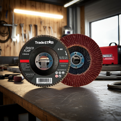 Disco Flap 115 mm G60 Fibra Cônico Aço Tradestar