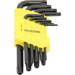 Jogo Chave Torx T10 - T50 Curto 9 Peças CR-V Tradestar