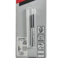 Fresa Paralela 8 mm x 6 mm x 50,8 mm x 19 mm Makita