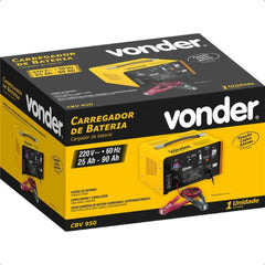 Carregador de bateria 25-90ah 12v 220v cbv950 Vonder