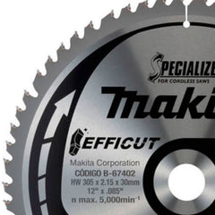 Disco Serra 60 Dentes 305 mm x 30 mm B-67402 Makita