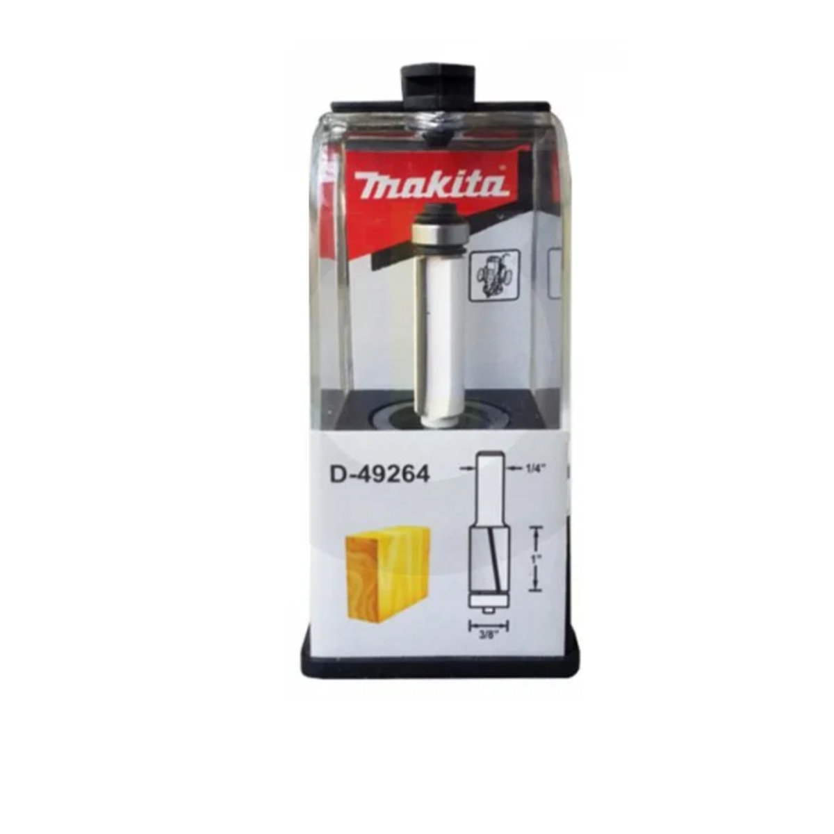 Fresa Rabo de Andorinha 3/8" Haste 1/4" Makita