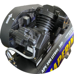 Compressor de Ar Alta Pressão Motor Monofásico 3HP 200L 000678 Chiaperini