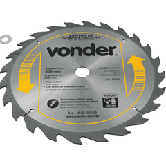 Lamina Serra Circ Vídea 350x30x3,8mm 24D 3800rpm Vonder