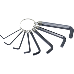 Jogo Chave Allen 1,5 mm - 8,0 mm Chaveiro 8 Peças Tradestar