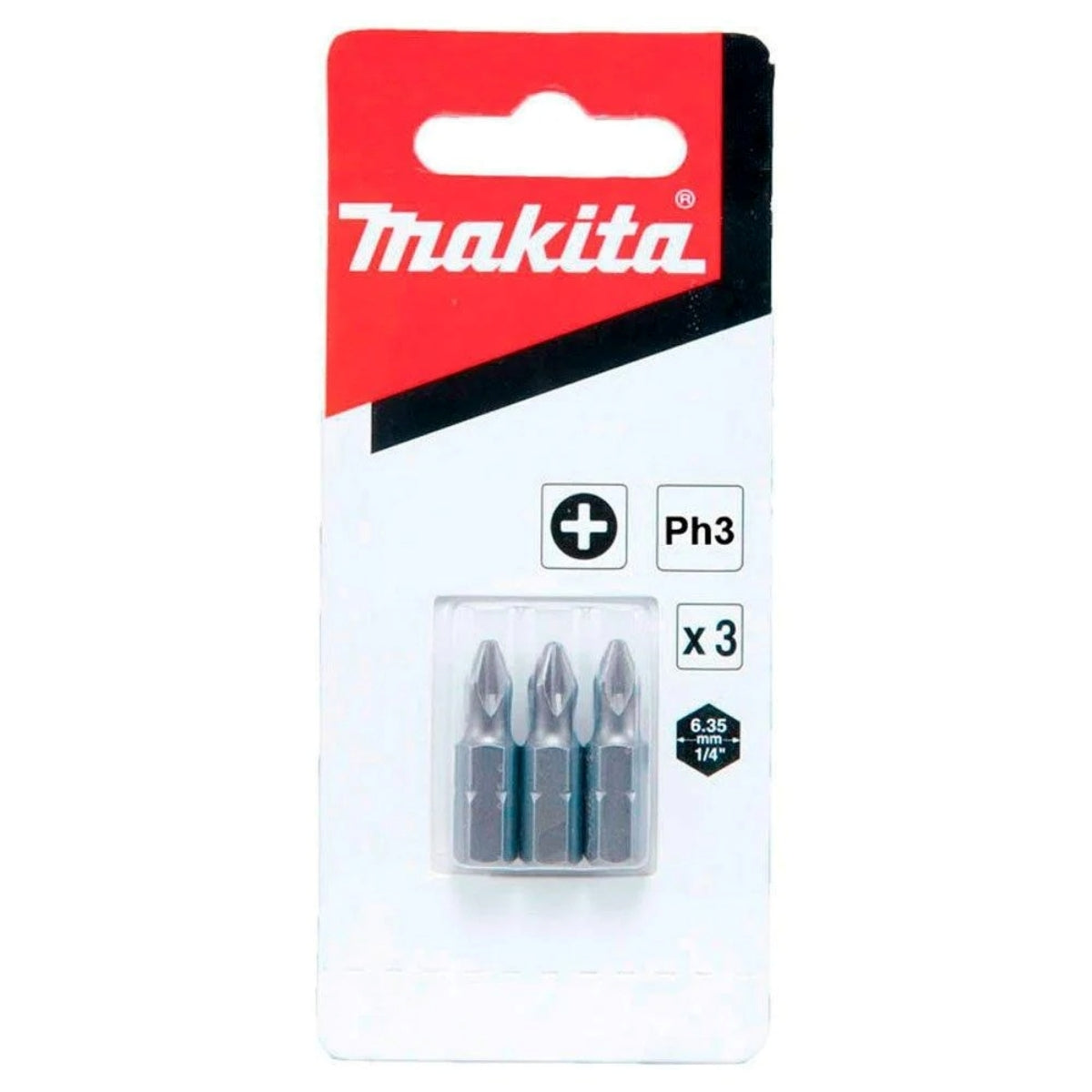 Ponta Bits Conjunto 3 Peças Ph 3-25 mm Makita