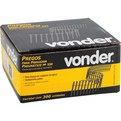 Prego Ardox 45 mm PP 550 Polido 300 Peças Vonder