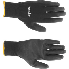 Luva poliéster helanca xg preto palma pu ca30909 - Vonder
