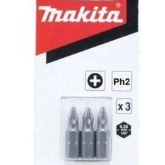 Ponta Bits Conjunto 3 Peças Ph 2-25 mm Makita
