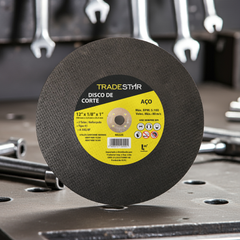 Disco de Corte 300 x 3 mm  Furo 1" mm Aço Tradestar