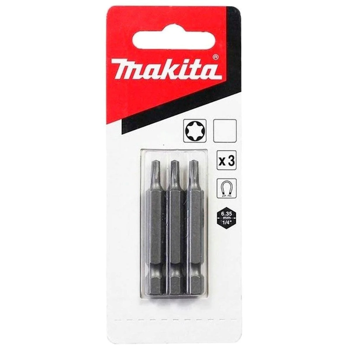 Ponta Bits Conjunto 3 Peças T 10-50 mm Makita