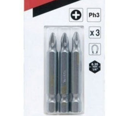 Ponta Bits Conjunto 3 Peças Ph 2-50 mm Makita