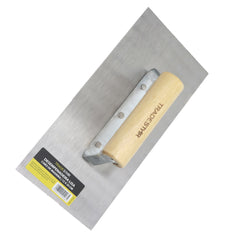 Desempenadeira Aço Lisa 12 x 25 cm Cabo Madeira Tradestar