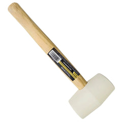Martelo Borracha 40 mm Branco Cabo Madeira Tradestar