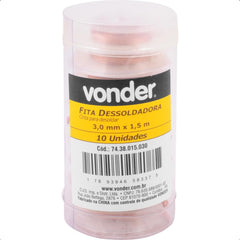 Fita/Malha Dessoldadora 3mm x 1,5m Vonder