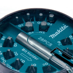 Conjunto de Bits e Adaptador 28 Peças B-28911 Makita