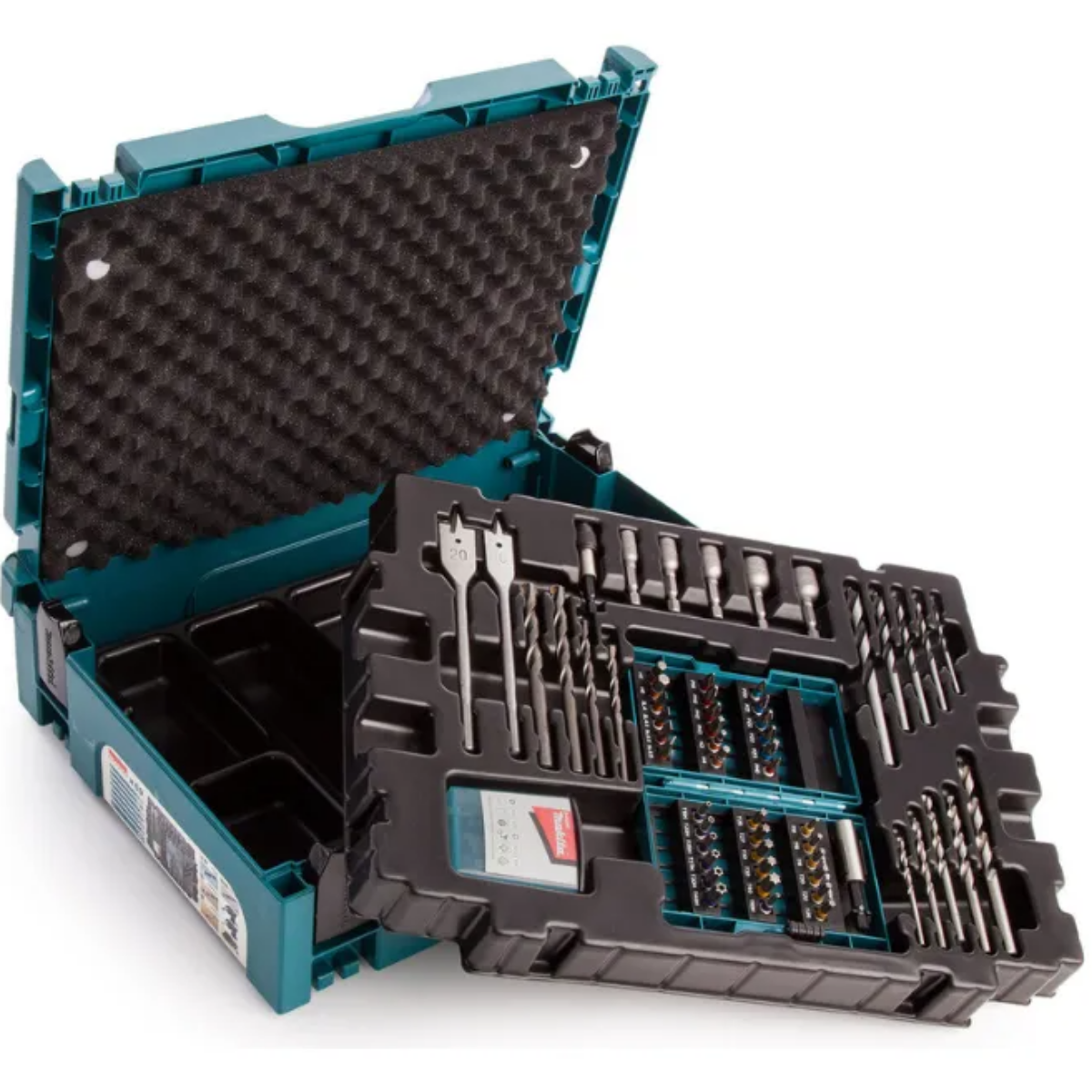 Kit de Brocas e Bits Makpac 69 Peças B-49638 Makita