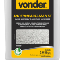Impermeabilizante Água 3,6 Litros - Vonder