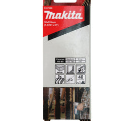 Cinta Lixa 30 x 530 mm A40 com 5 Unidades Makita