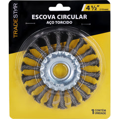 Escova Circular 4.1/2'' Aço Torcido Tradestar