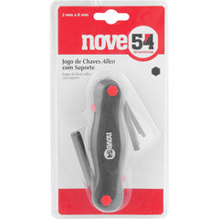 Jogo de Chaves Allen 2mm à 8mm com Suporte 7 Peças - Nove54