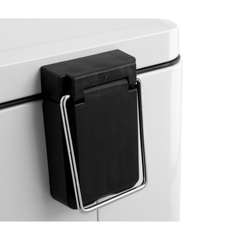 Lixeira Retangular 12L Branca Vonder