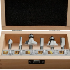 Kit de Fresas de Encaixe 1/4" 6 Peças Makita
