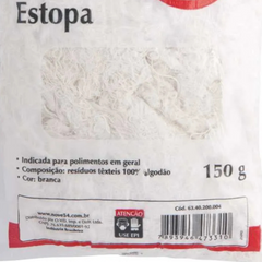 Estopa branca 150g para polimento - Nove54