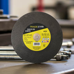 Disco de Corte 300 x 3 mm Furo 3/4" mm Aço Tradestar