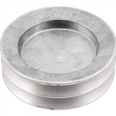 Polia alumínio 140mm 2 canais perfil b Vonder