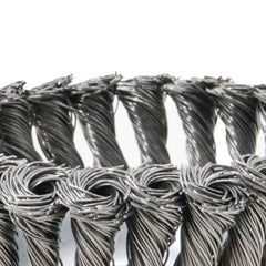 Escova Copo 4'' Aço Torcido Rosca M14 Tradestar