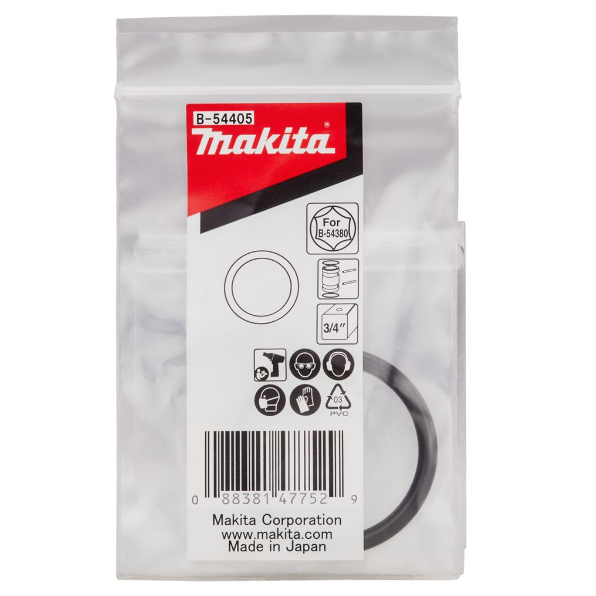 Anel O-Ring para Soquete 3/4 Makita